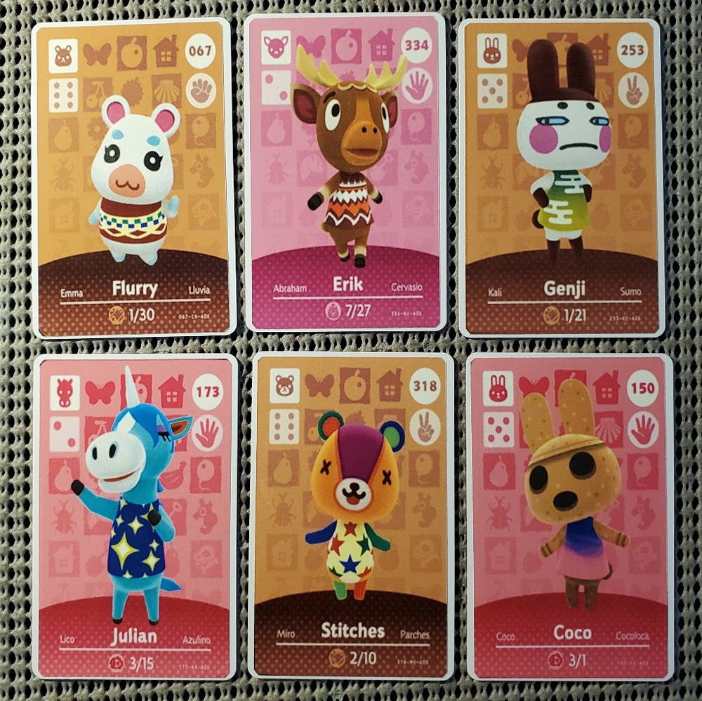 Any 5 Amiibo for Animal Crossing on Nintendo 🖤